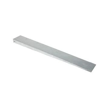 Ramp sections in a 4" width can be joined together to form a ramp of any width. Standard ramp slope is 1:12.