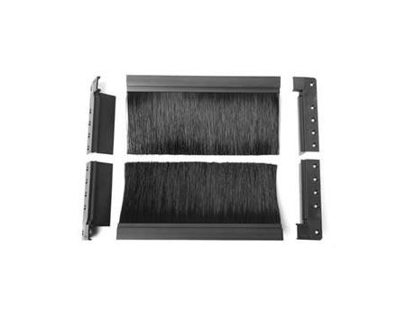 Use the Flush Mount Brush Kit to seal access floor holes that require custom size installation.