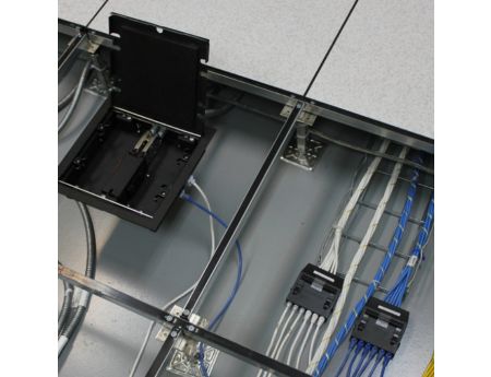 Clear polycarbonate offers a 2,000 pound concentrated load.